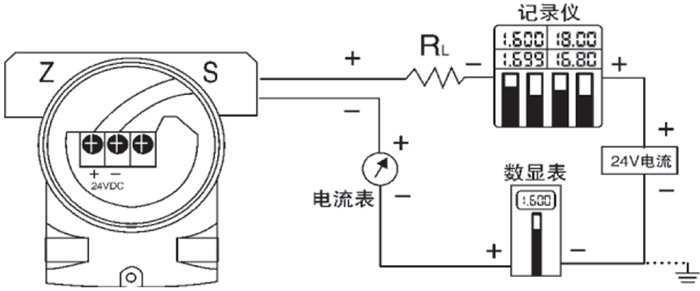 3051液位變送器接線圖