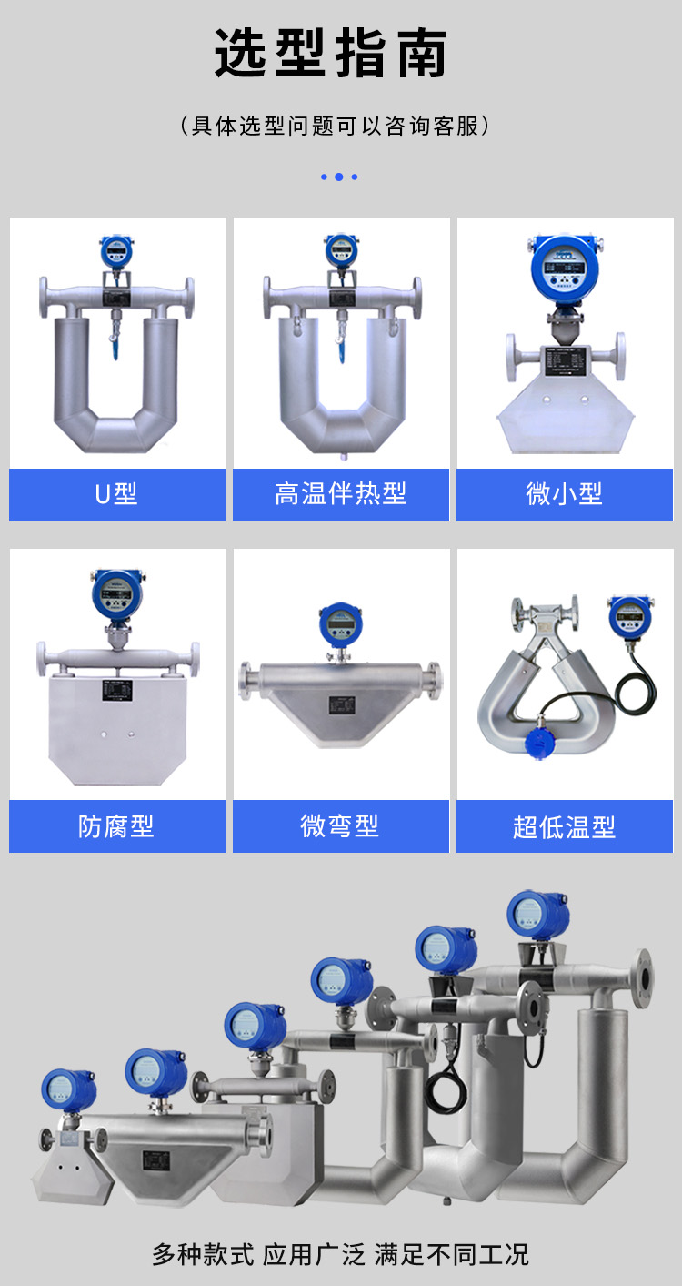 柴油質(zhì)量流量計產(chǎn)品分類圖