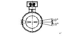 dn200污水流量計(jì)安裝位置示意圖