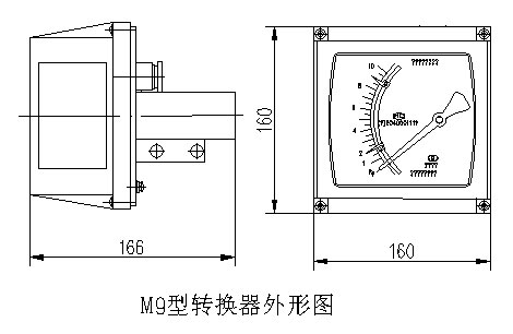 數(shù)顯金屬管浮子流量計轉(zhuǎn)換器圖